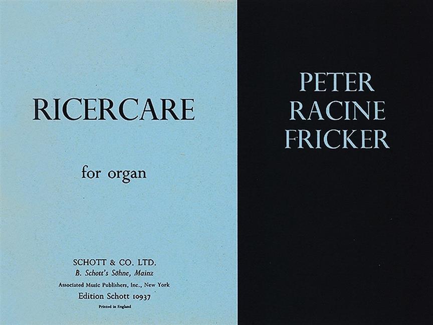 Ricercare op. 40
