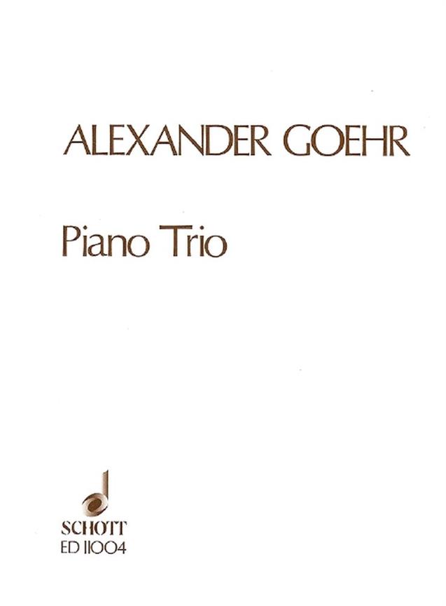 Goehr: Piano Trio op. 20