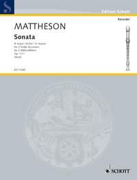 Mattheson: Sonata in Bb Major op. 1/11