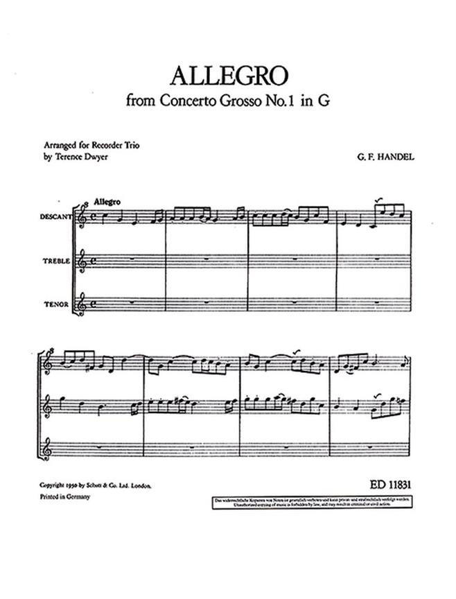 Allegro op. 6/1