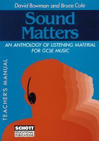 Bowman-Cole: Sound Matters Teachers Manual