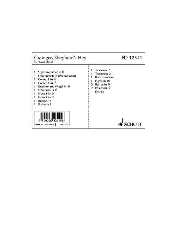 Grainger: Shepherd's Hey