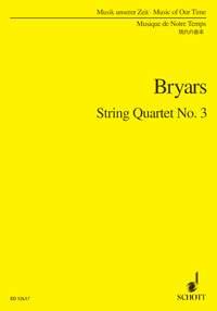 Bryars: String Quartet No. 3
