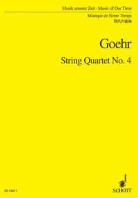 Goehr: String Quartet No. 4 op. 52