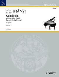 Dohnányi: Capriccio f minor op. 28/6