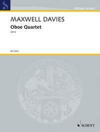 Peter Maxwell Davies, Sir: Oboe Quartet