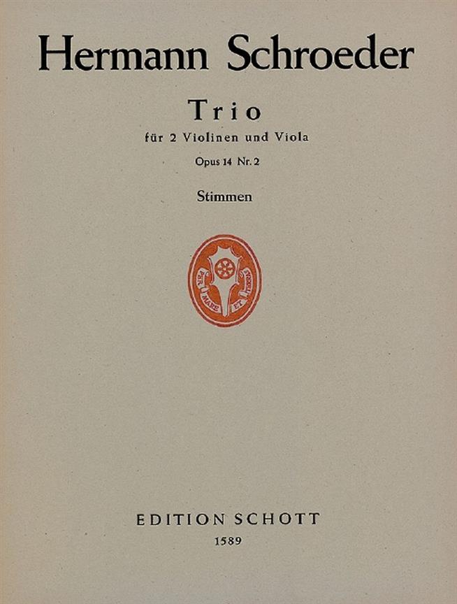 Schroeder: Trio op. 14/2