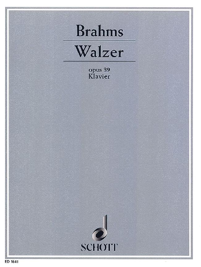 Johannes Brahms: Walsen Opus 39