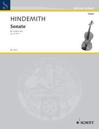 Hindemith: Violin Sonata op. 31/1