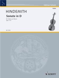 Paul Hindemith: Sonata in D Major op. 11/2