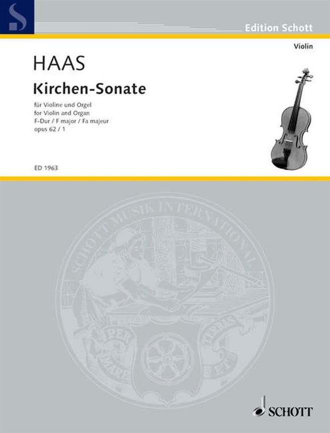 Haas: Kirchen-Sonate F Major op. 62/1