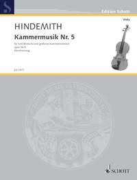Paul Hindemith: Chamber music No.5 op. 36/4