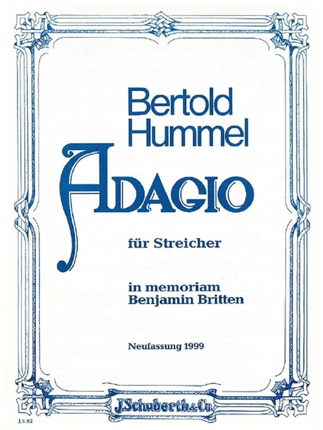 Adagio fuer Strings op. 62a