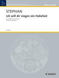 Ich will dir singen ein Hohelied