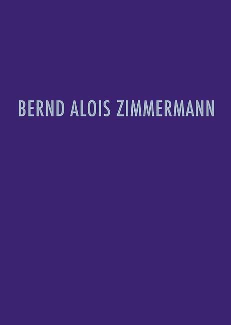 Heribert Henrich: Bernd Alois Zimmermann Werkverzeichnis