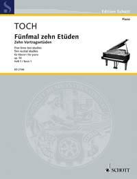 10 Vortrags-Etuden op. 56