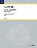 Giovanni Giuseppe Cambini: String Quintet No. 84 D major