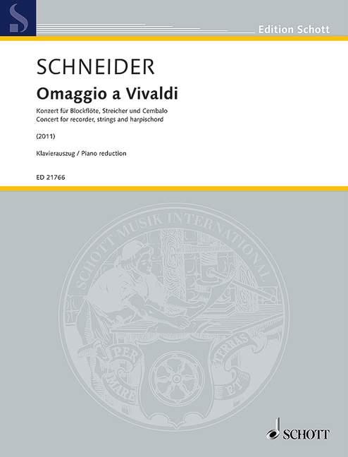 Enjott Schneider: Omaggio a Vivaldi