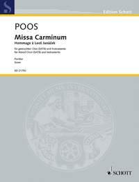 Heinrich Poos: Missa Carminum
