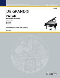Renato de Grandis: Preludes Vol. 4