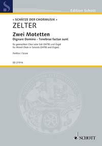 Carl Friedrich Zelter: Two Motets