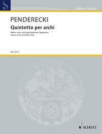 Penderecki: Quintetto per archi