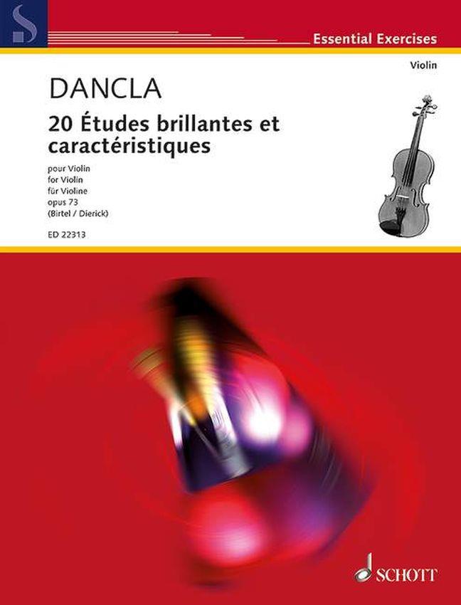 Dancla: 20 etudes brillantes et Caracteristiques op. 73
