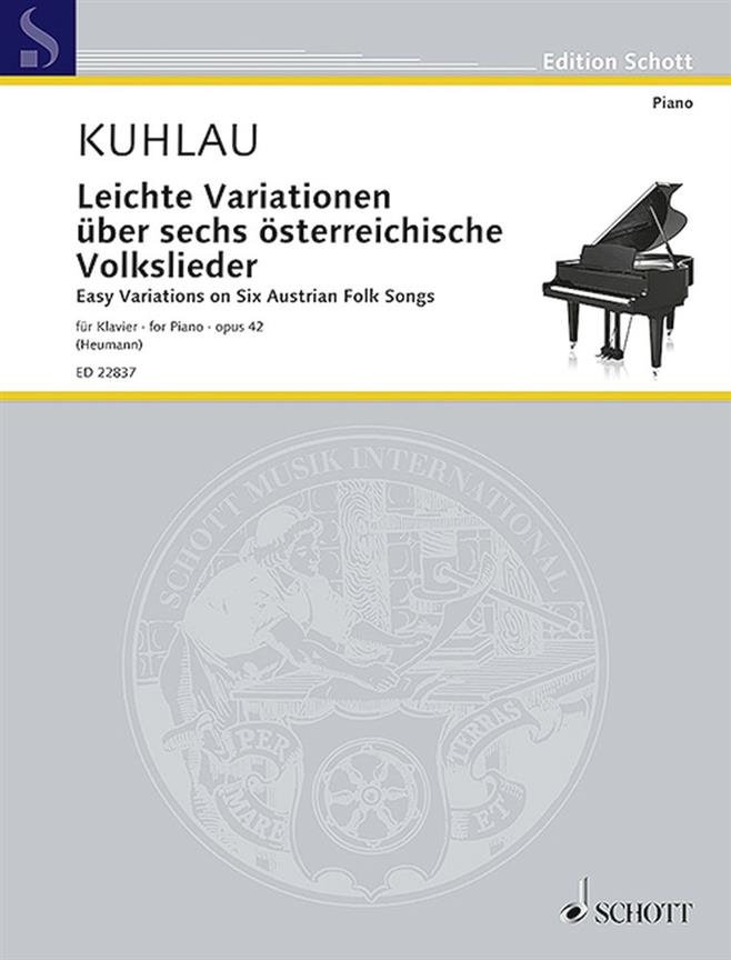 Kuhlau: Leichte Variationen uber Sechs Osterreichische Volkslieder