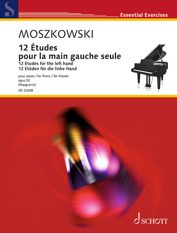 Moszkowski: 12 Etudes for the Left Hand op. 92