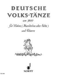 Deutsche Volkstanze um 1800