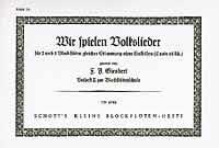Giesbert: Wir Spielen Volkslieder 2-3Blf.