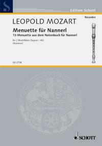 Wolfgang Amadeus Mozart: Menuetten fuer Nannerl