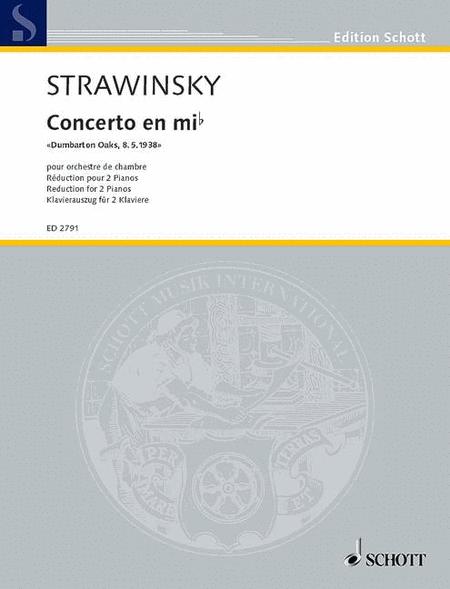 Stravinsky: Concerto in E flat Dumbarton Oaks