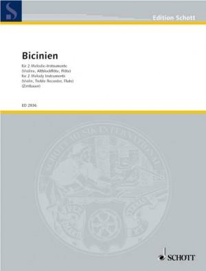 Zirnbauer: Bicinien 2Mel.Inst.