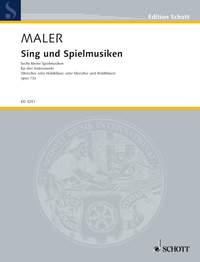 Sing- und Spielmusiken op. 13a
