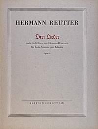 Drei Lieder op. 61