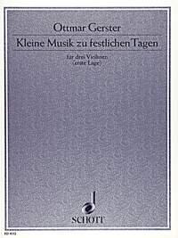 Kleine Musik zu festlichem Tag