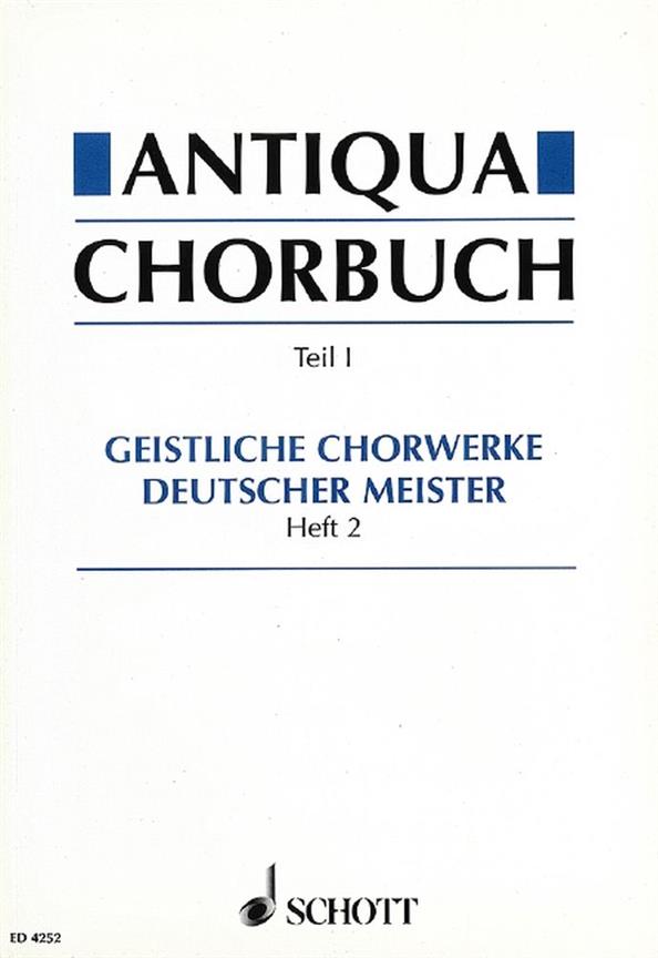 Antiqua-Chorbuch Teil I / Heft 2