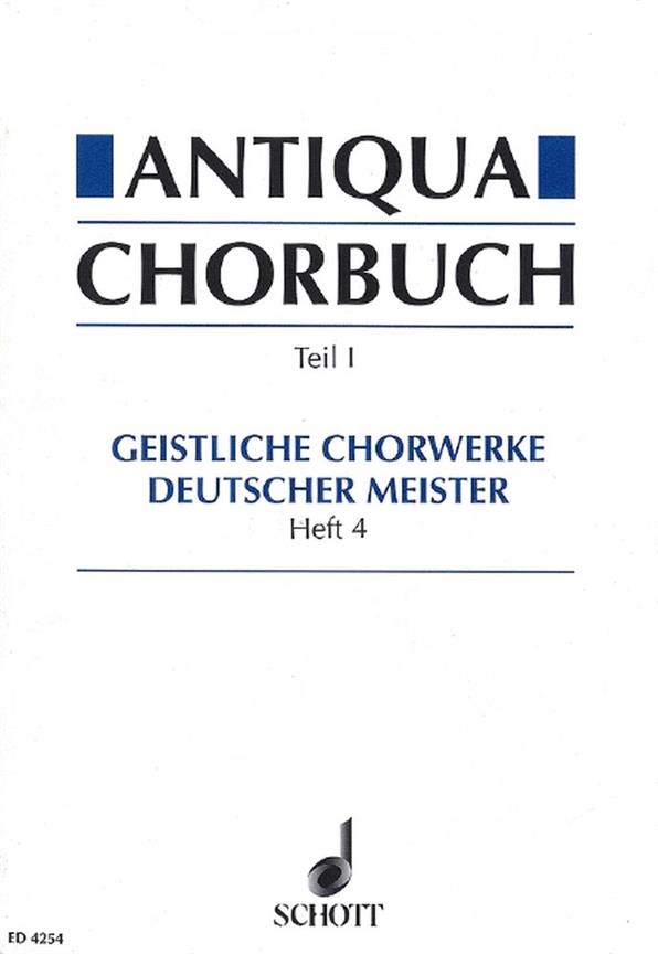 Antiqua-Chorbuch Teil I / Heft 4