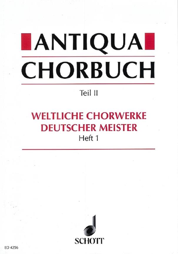 Antiqua-Chorbuch Teil II / Heft 1