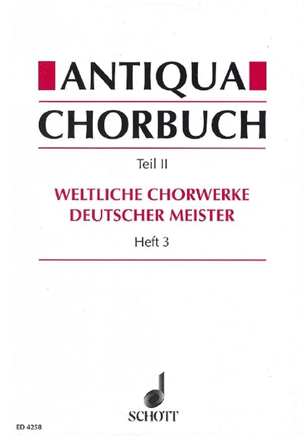 Antiqua-Chorbuch Teil II / Heft 3