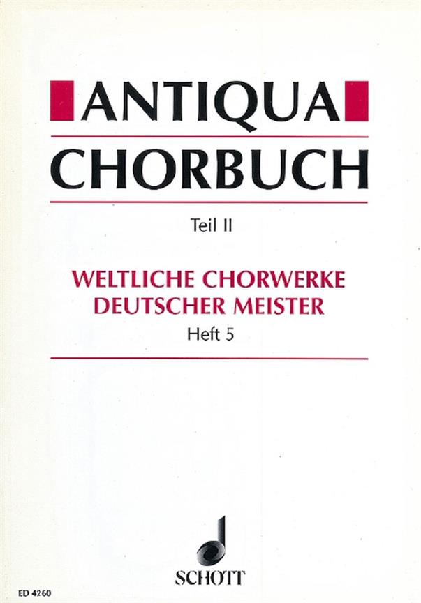 Antiqua-Chorbuch Teil II / Heft 5