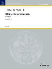 Hindemith: Quintet 2 Opus 24 Fl/Hobo/Cl/Hoorn