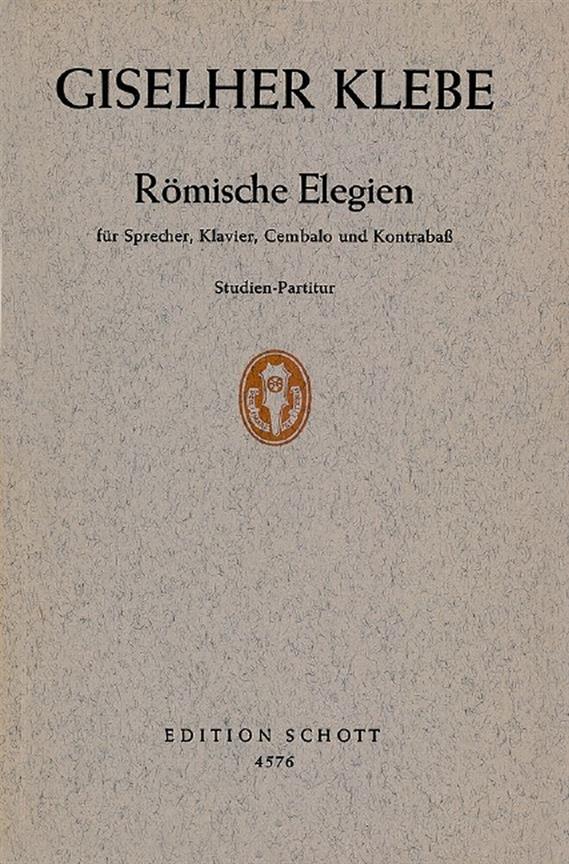 R?mische Elegien op. 15