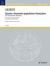Quatre chansons populaires fran?aises