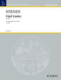 Krenek: Lieder