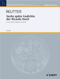 Sechs spate Gedichte