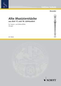 Runge: Alte Musizierstucke Sabfl.