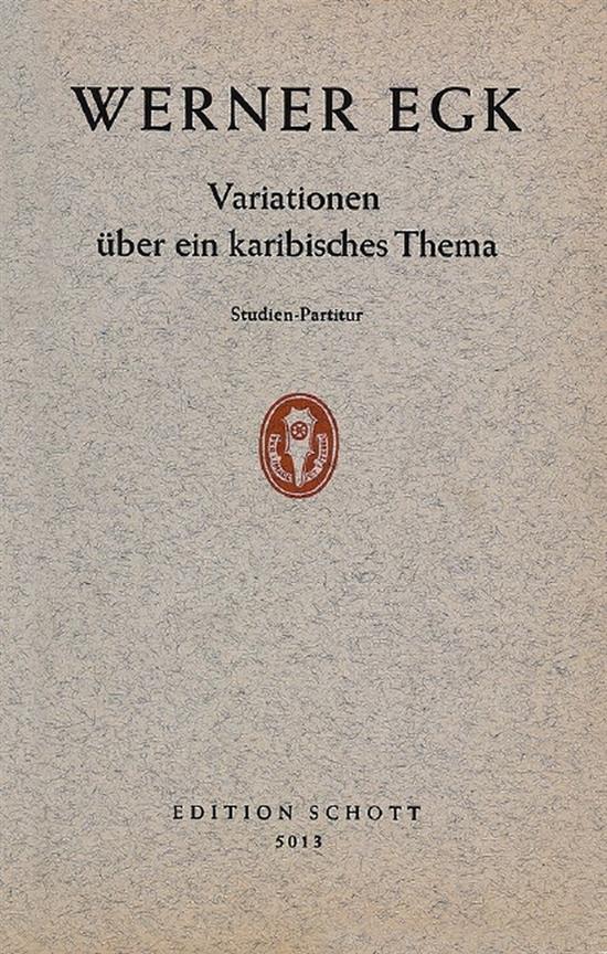 Variationen uber ein karibisches Thema