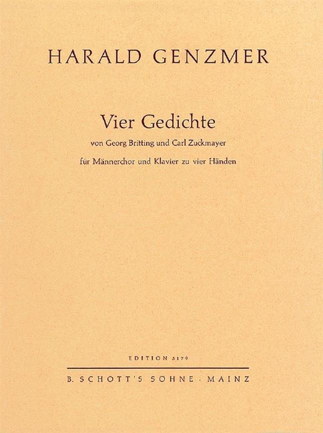 Vier Gedichte GeWV 61